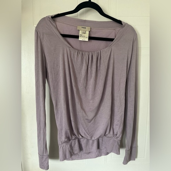 FUZZI Modal Purple Blouse - Picture 1 of 11